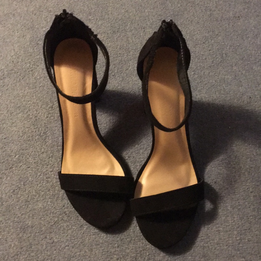Velvet heels